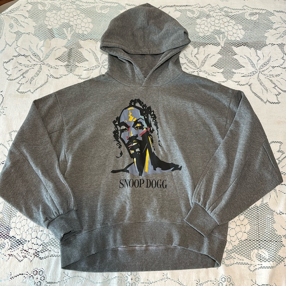 Hip Hop Royalty Size Medium Snoop Dogg Gray Hoodie